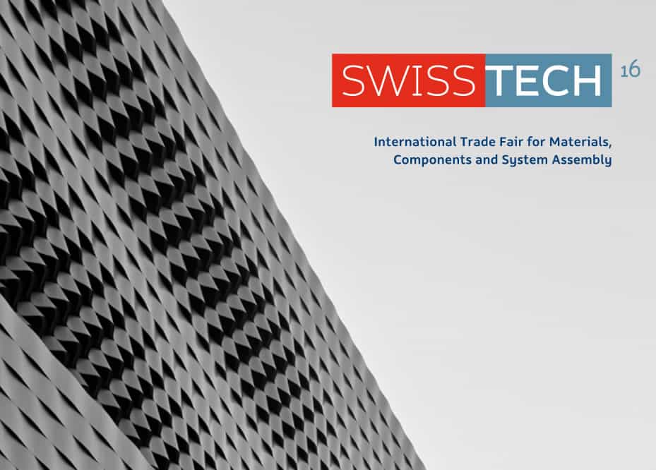 Wir werden in “Swisstech 2016” anwesend sein